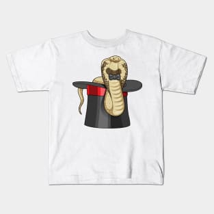 Snake Wizard Cylinder Kids T-Shirt